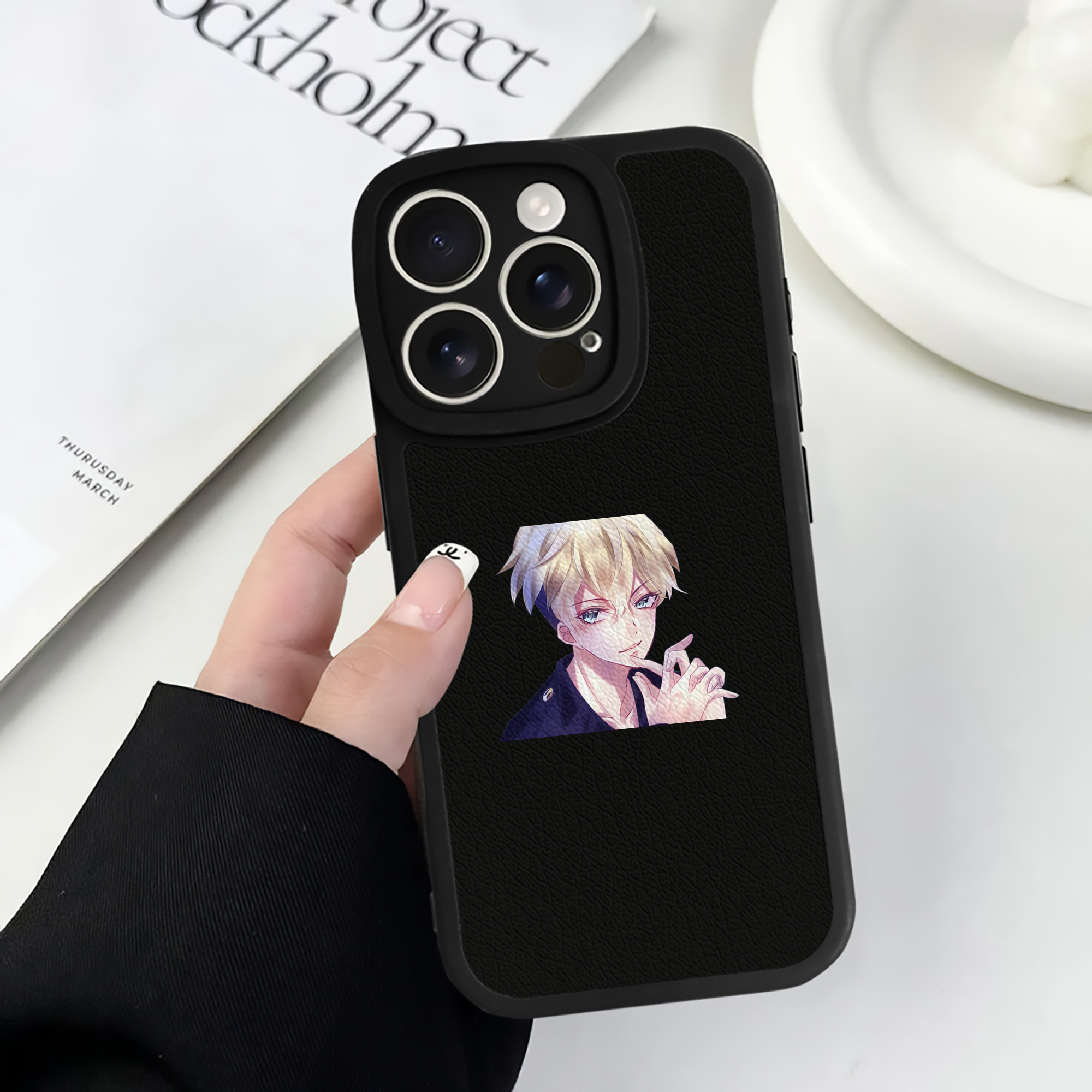 （画像用） 東京リベンジャーズ Tokyo Revengers 【iPhone 16シリーズ対応】シリコンスマホケース（レザー調） 材質：シリコン